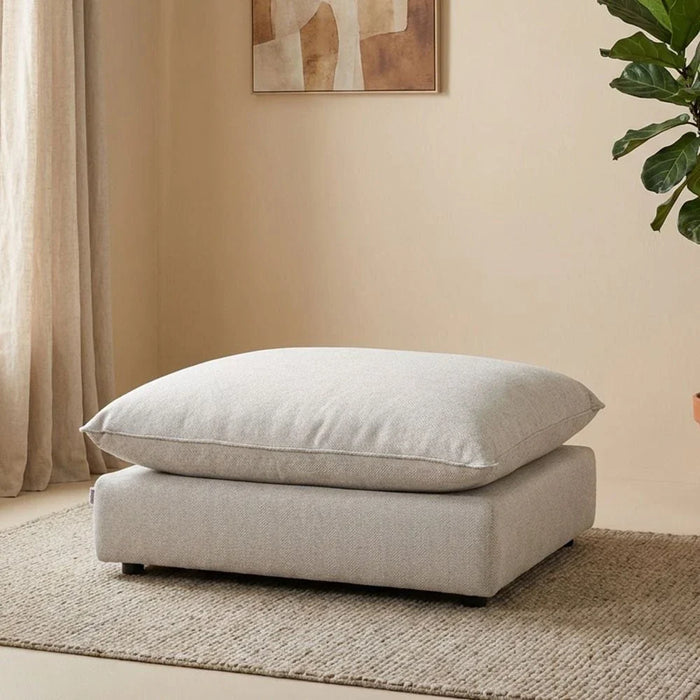 Napoleon 1-Seater Ottoman Fabric Modular Sofa Ð Beige Ð With 2-Year Warranty