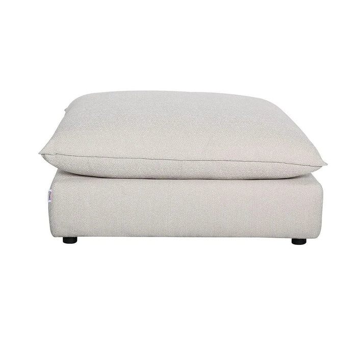 Napoleon 1-Seater Ottoman Fabric Modular Sofa Ð Beige Ð With 2-Year Warranty