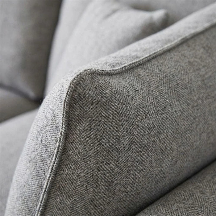 Napoleon 1-Seater Fabric Modular Sofa with Right Arm_ Grey-With 2-Year Warranty