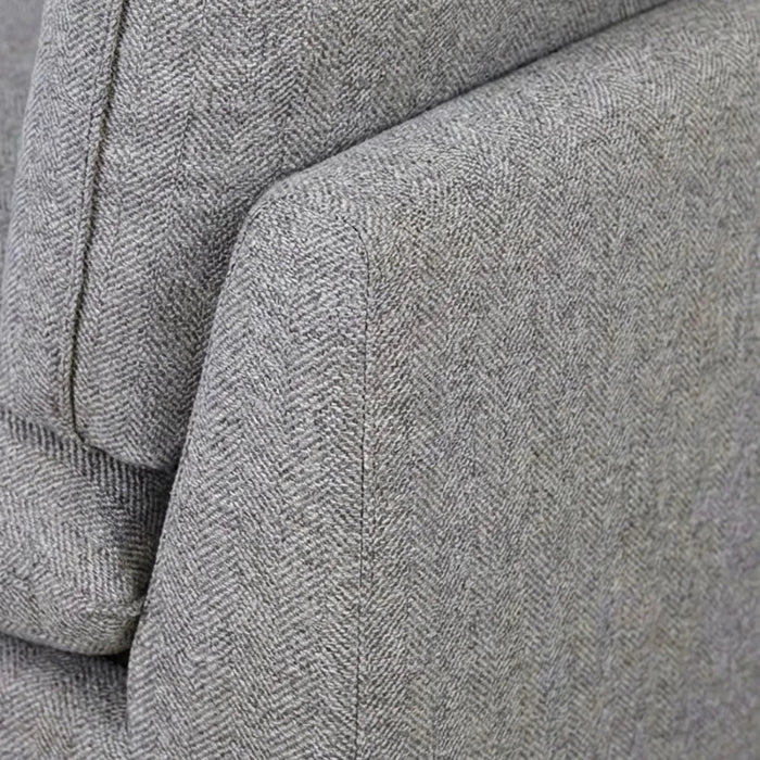 Napoleon 1-Seater Fabric Modular Sofa with Right Arm_ Grey-With 2-Year Warranty