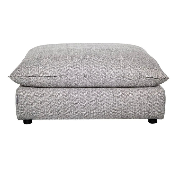 Napoleon 1-Seater Ottoman Fabric Modular Sofa Ð Grey-With 2-Year Warranty