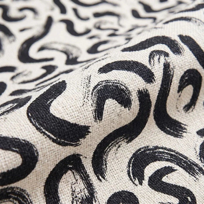 Napoleon 1-Seater Fabric Accent Chair Ð Black & White Pattern-With 2-Year Warranty