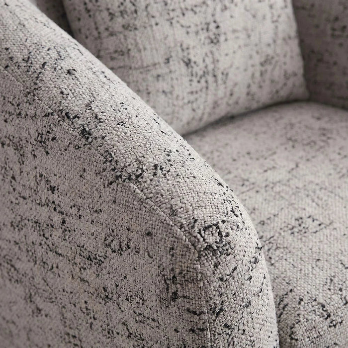 Napoleon 1-Seater Fabric Accent Chair Ð Grey-With 2-Year Warranty