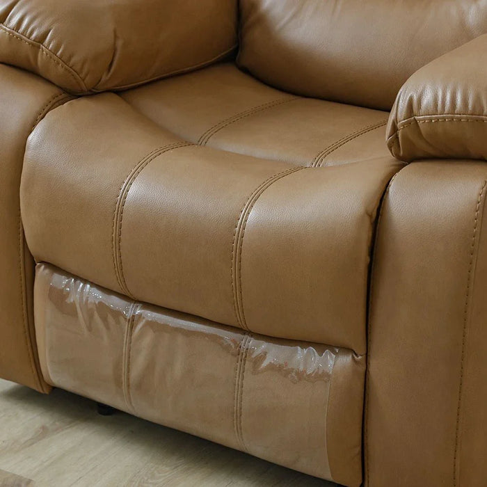 Dazler 1 SeaterÊAir leatherÊRecliner - Brown