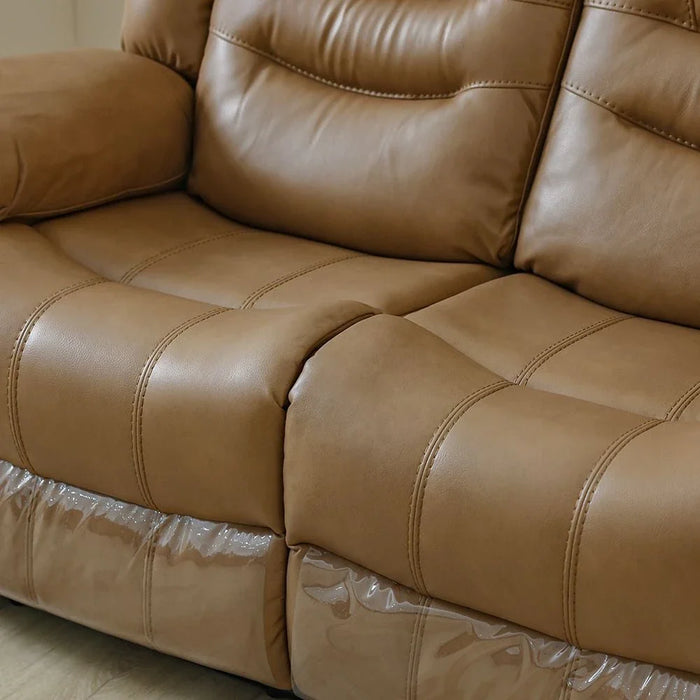 Dazler 2 SeaterÊAir LeatherÊRecliner-Brown