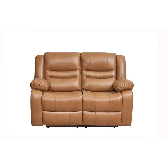 Dazler 2 SeaterÊAir LeatherÊRecliner-Brown