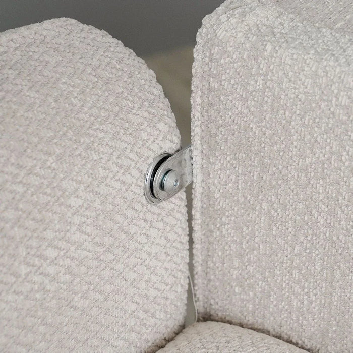 Oslo 3-Seater Fabric Sofa-Beige-With 2-Year Warranty