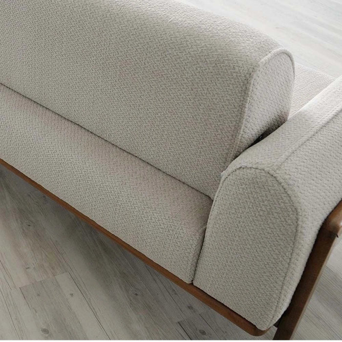 Oslo 3-Seater Fabric Sofa-Beige-With 2-Year Warranty
