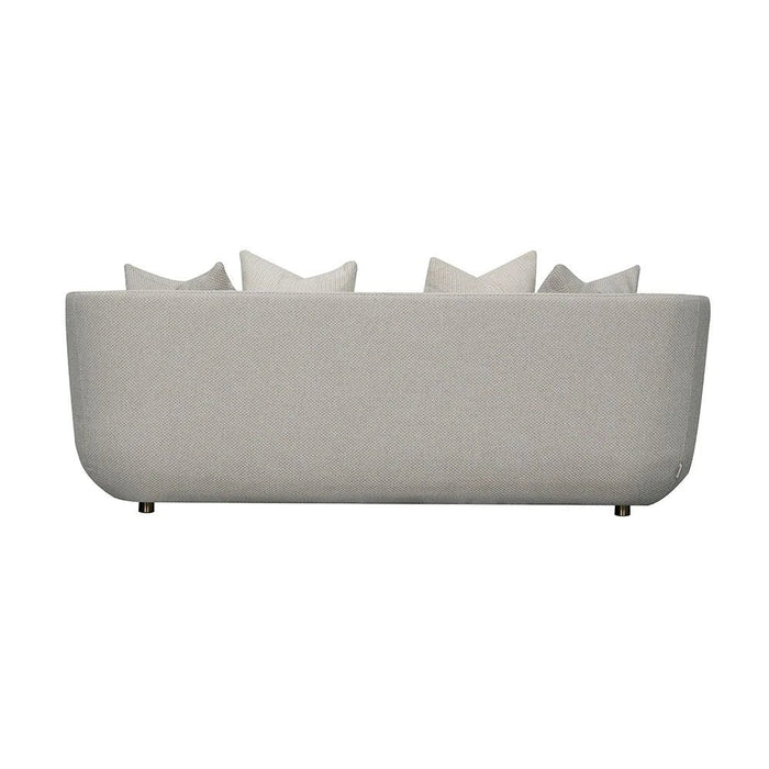 Trident 2 Seater Fabric Sofa-Grey/Champagne-With 2-Year Warranty