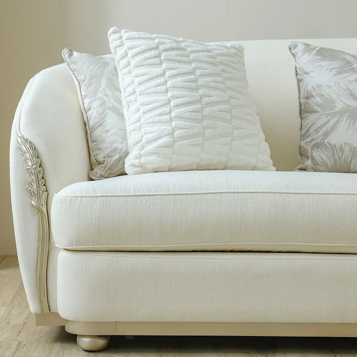 Granado 2-Seater Fabric Sofa-Beige/Brown-With 2-Year Warranty