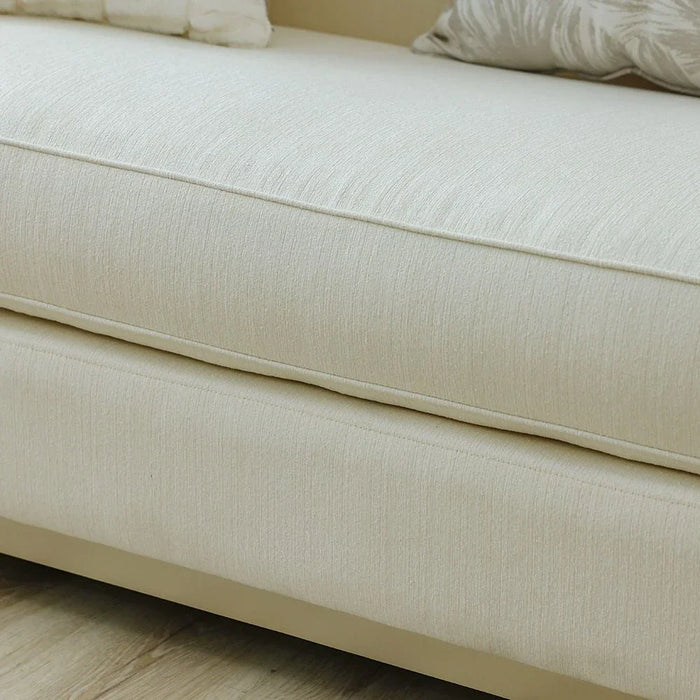 Granado 2-Seater Fabric Sofa-Beige/Brown-With 2-Year Warranty