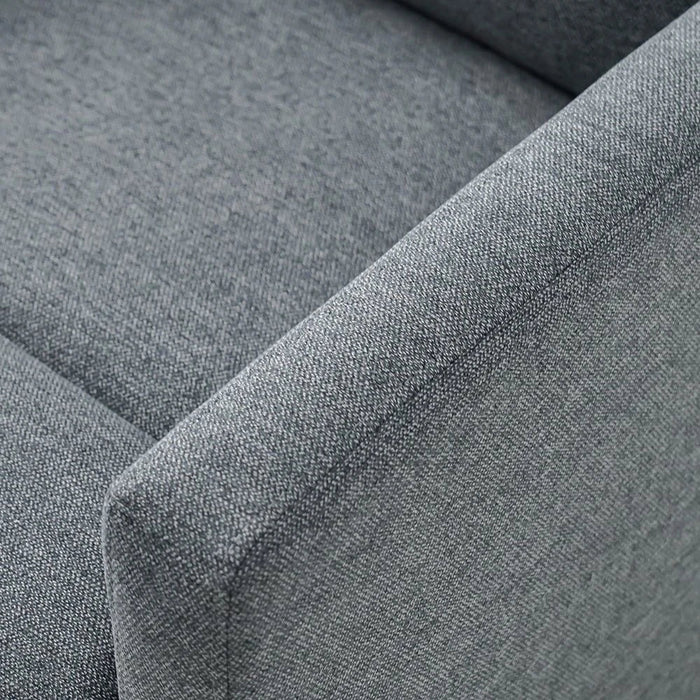 Desi 1-Seater Electric Fabric Recliner with Swivel and Rocker - Grey - With 2-Year Warranty