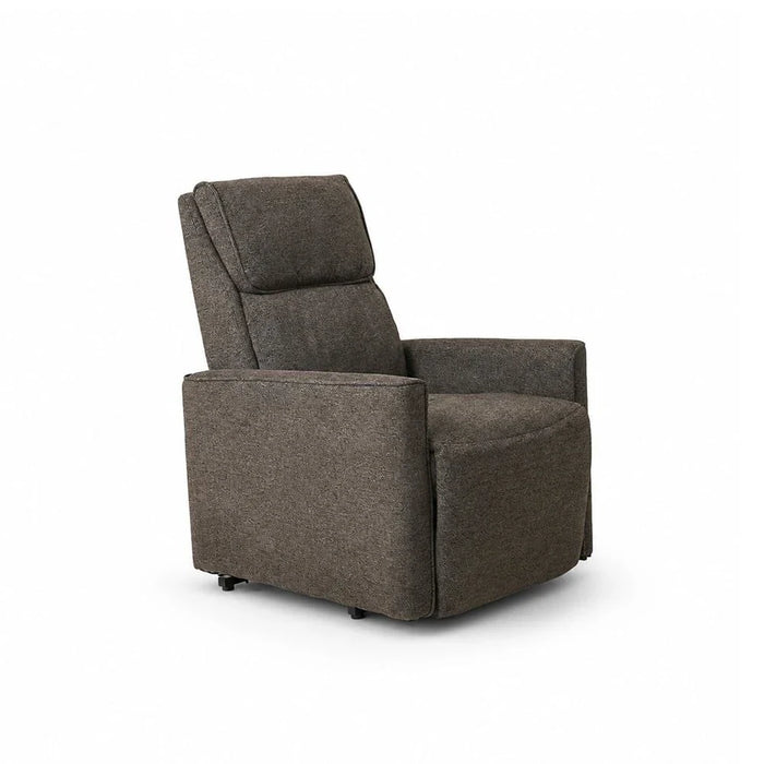 Lathem 1 Seater Fabric Accent Chair With Lift + Tilt-Brown