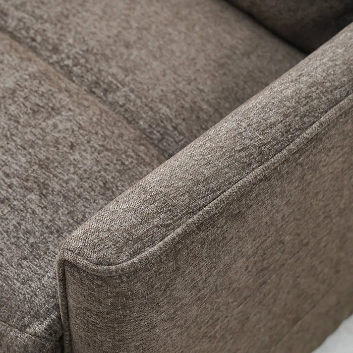 Lathem 1 Seater Fabric Accent Chair With Lift + Tilt-Brown