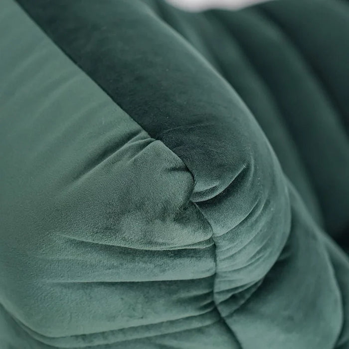 Britan  1 Seater Fabric  Recliner - Velvet Green
