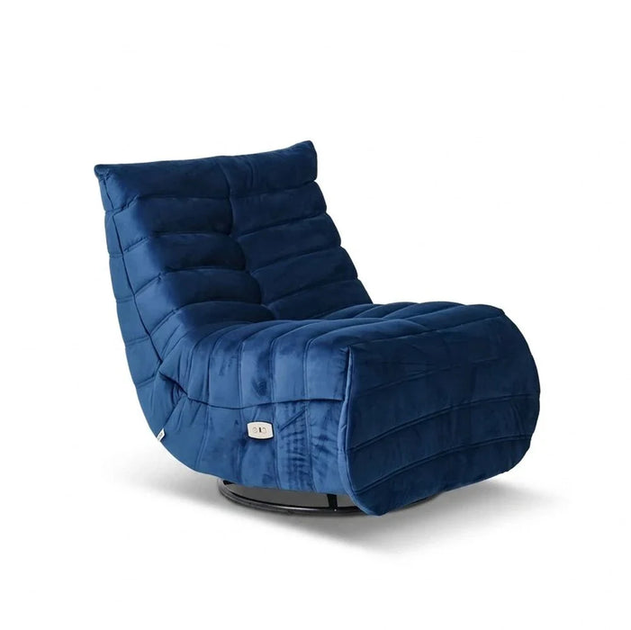 Britan 1-Seater Fabric Recliner - Charcoal Grey - With 2-Year Warranty