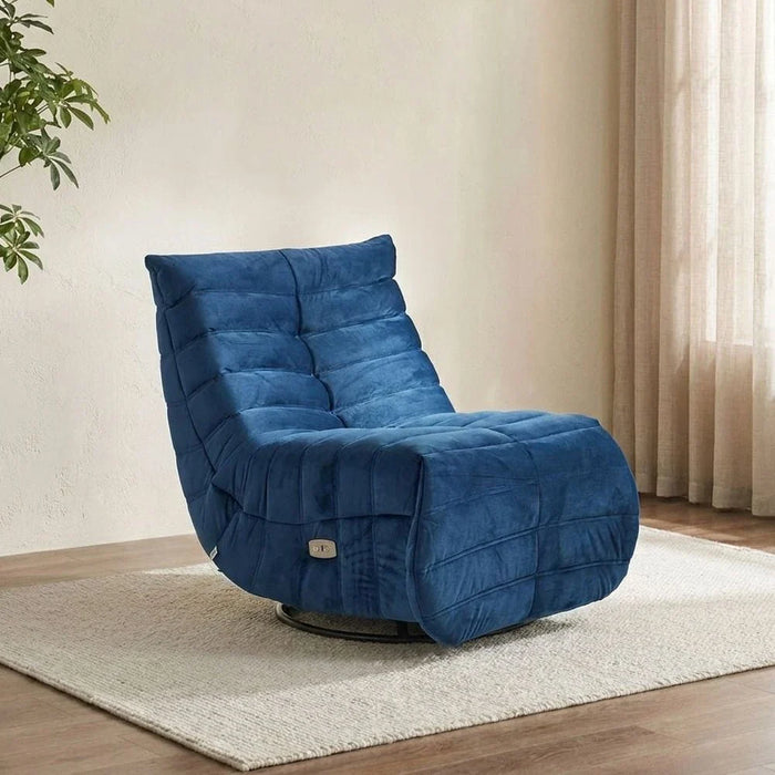 Britan 1-Seater Fabric Recliner - Charcoal Grey - With 2-Year Warranty