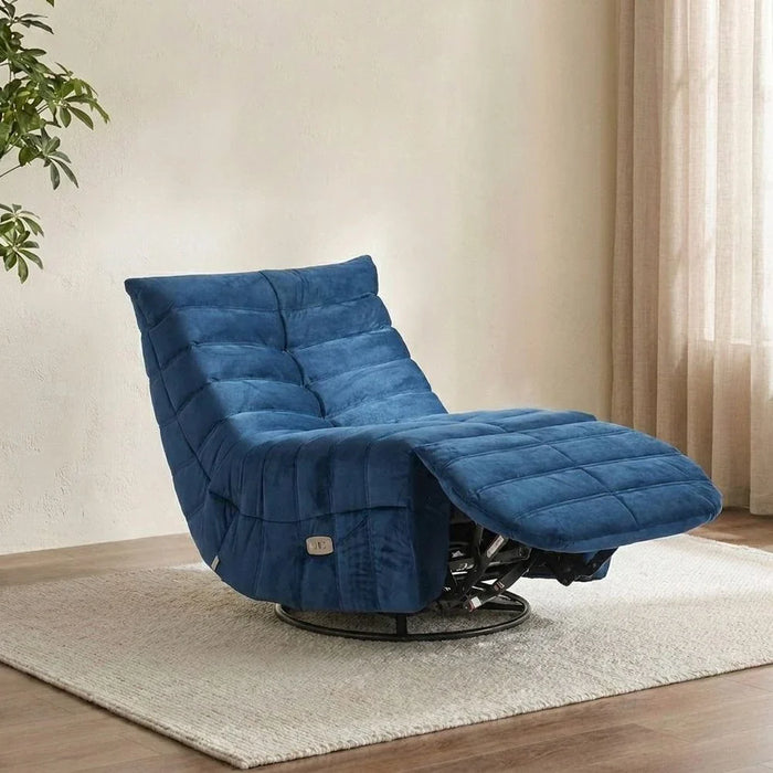 Britan 1-Seater Fabric Recliner - Charcoal Grey - With 2-Year Warranty