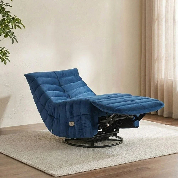 Britan 1-Seater Fabric Recliner - Charcoal Grey - With 2-Year Warranty