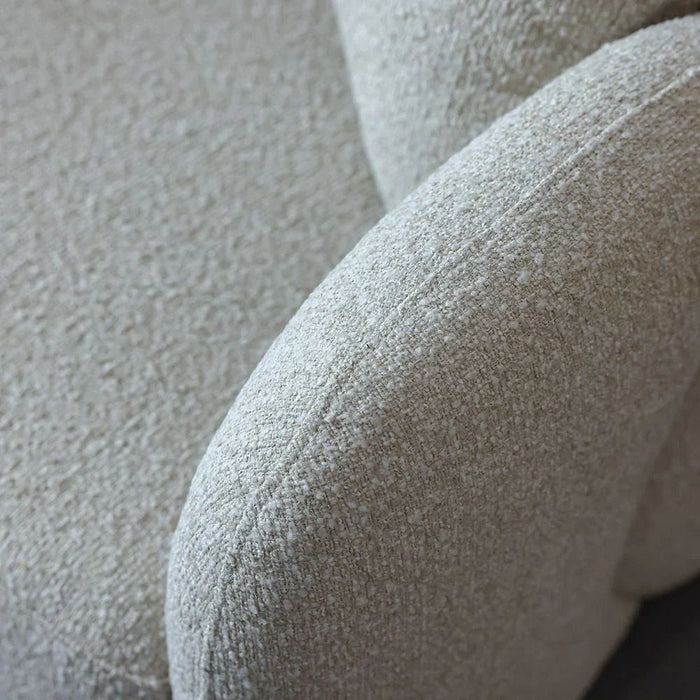 Ollena 1-Seater Fabric Sofa-Beige-With 2-Year Warranty