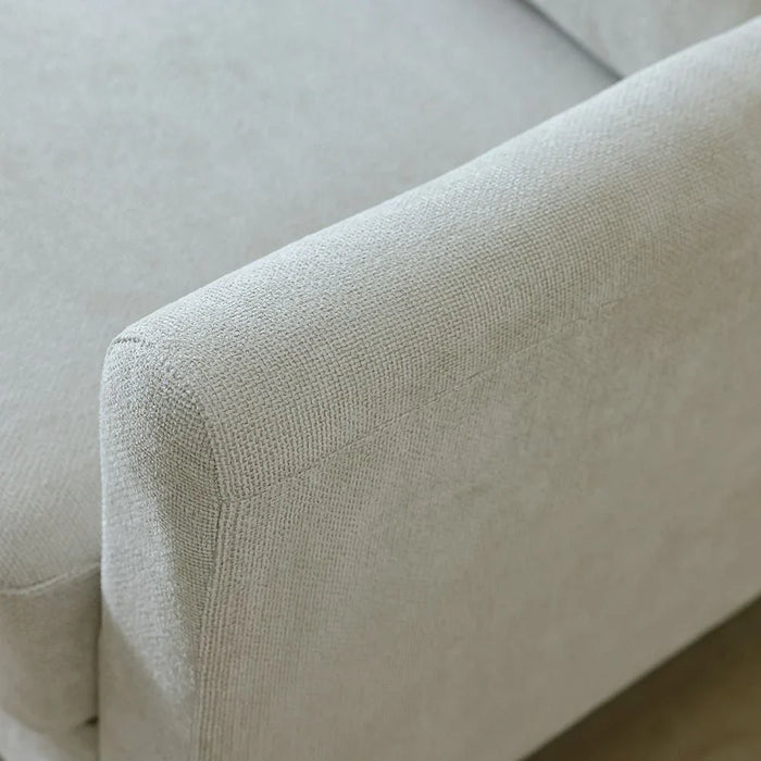 Gamorah 1-Seater Fabric Sofa-Beige-With 2-Year Warranty