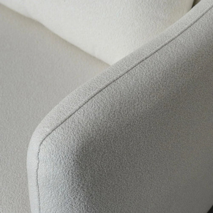 Winter Sectional Fabric Corner Sofa With Storage And Coffee Table-Bright White