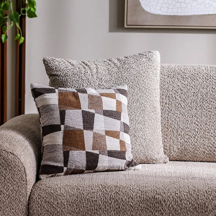 Vesta 3-Seater Fabric Sofa - Light Grey - With 2-Year Warranty