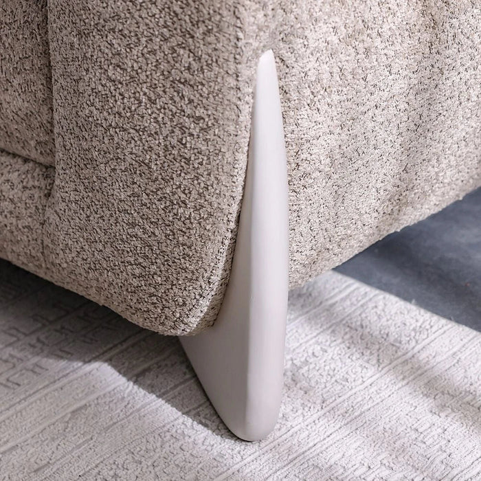 Vesta 3-Seater Fabric Sofa - Light Grey - With 2-Year Warranty