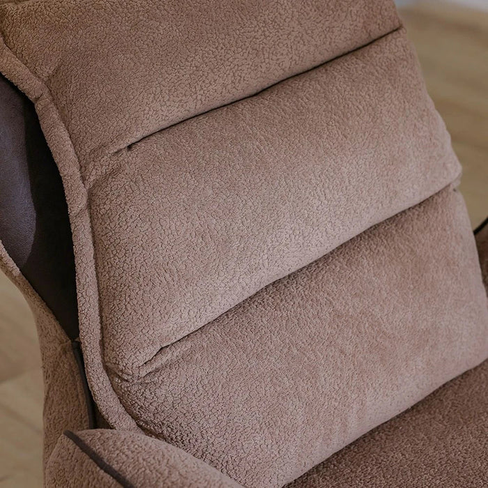 Elora 1-Seater Fabric Sofa - Brown/Beige - With 2-Year Warranty