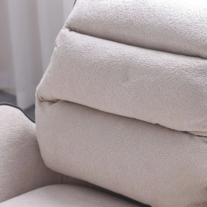 Elora 1-Seater Fabric Sofa - Beige - With 2-Year Warranty