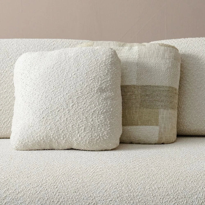 Floransa 3-Seater Fabric Sofa - Light Beige - With 2-Year Warranty