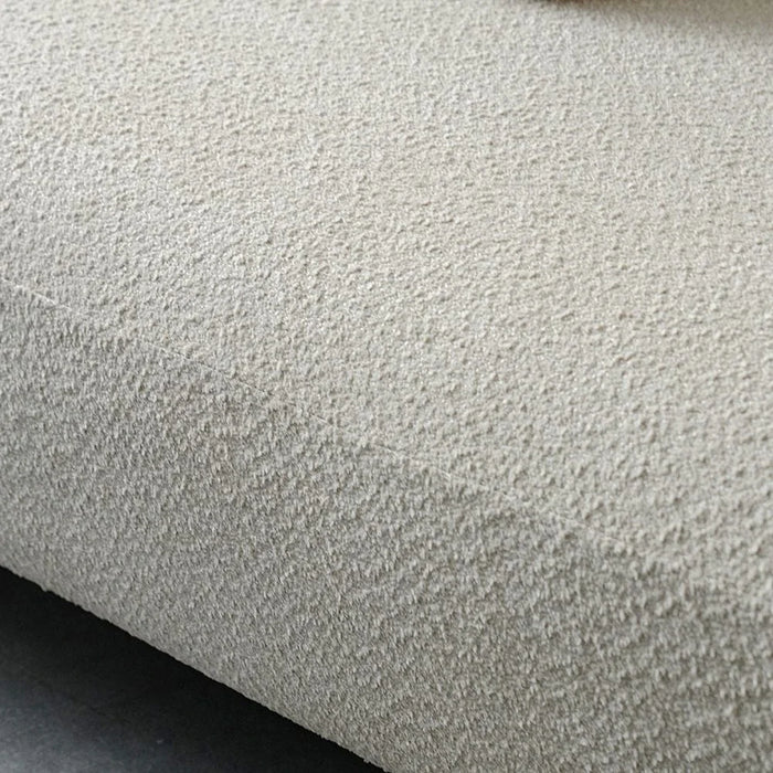 Floransa 3-Seater Fabric Sofa - Light Beige - With 2-Year Warranty