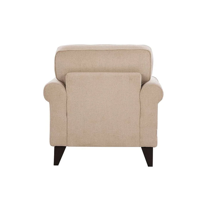Bradley 1 Seater Fabric Sofa - Ecru