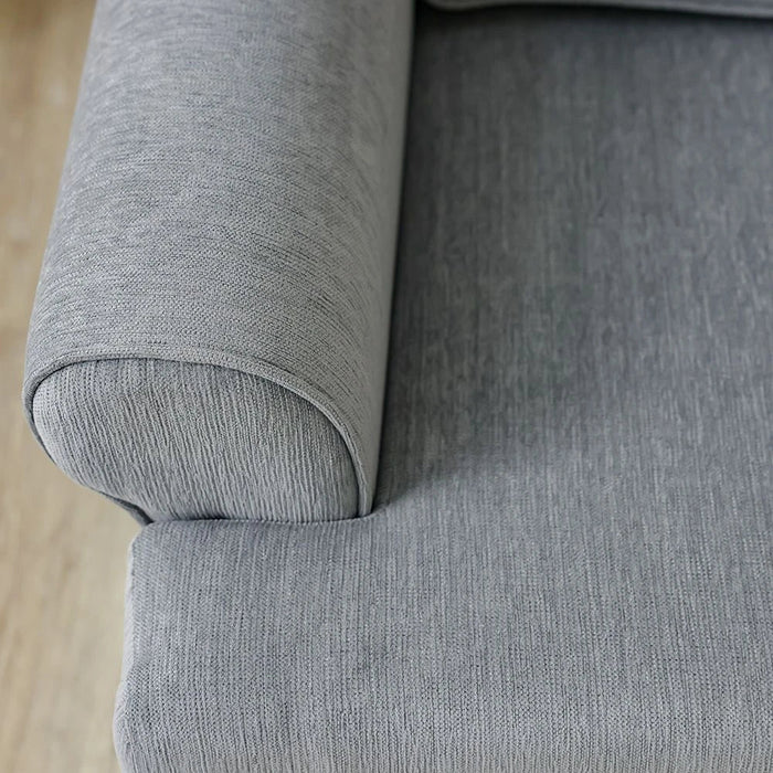 Bradley 1-Seater Fabric Sofa-Onyx Grey-With 2-Year Warranty