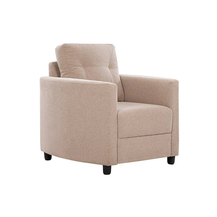 Nottingham 1-Seater Fabric Sofa-Desert Sand-With 2-Year Warranty