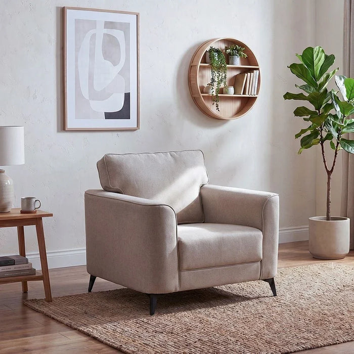 Field 1 Seater Fabric Sofa - Beige