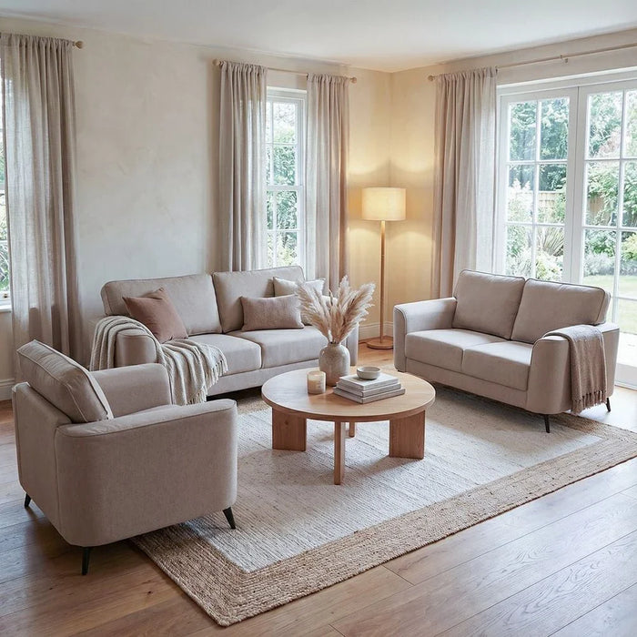Field 1 Seater Fabric Sofa - Beige