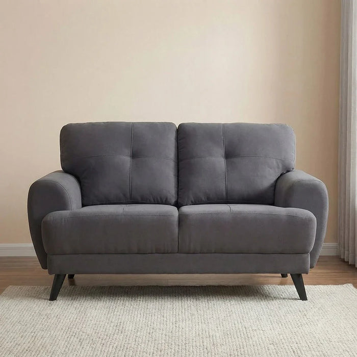 Lina 2 Seater Fabric Sofa - Grey