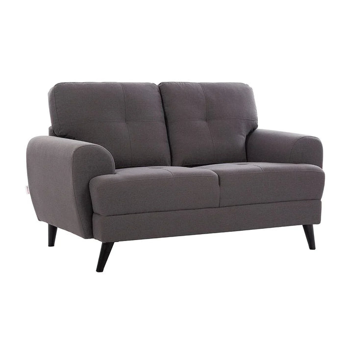 Lina 2 Seater Fabric Sofa - Grey