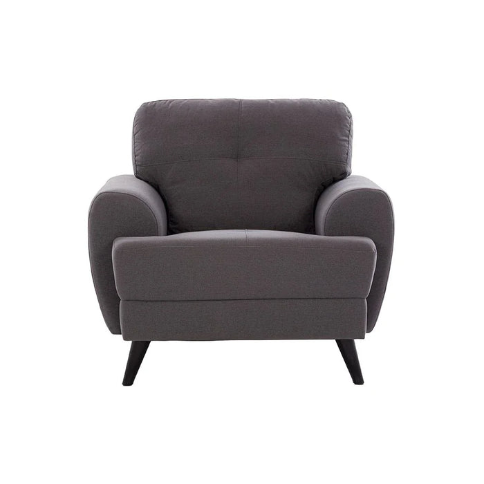 Lina 1 Seater Fabric Sofa-Grey