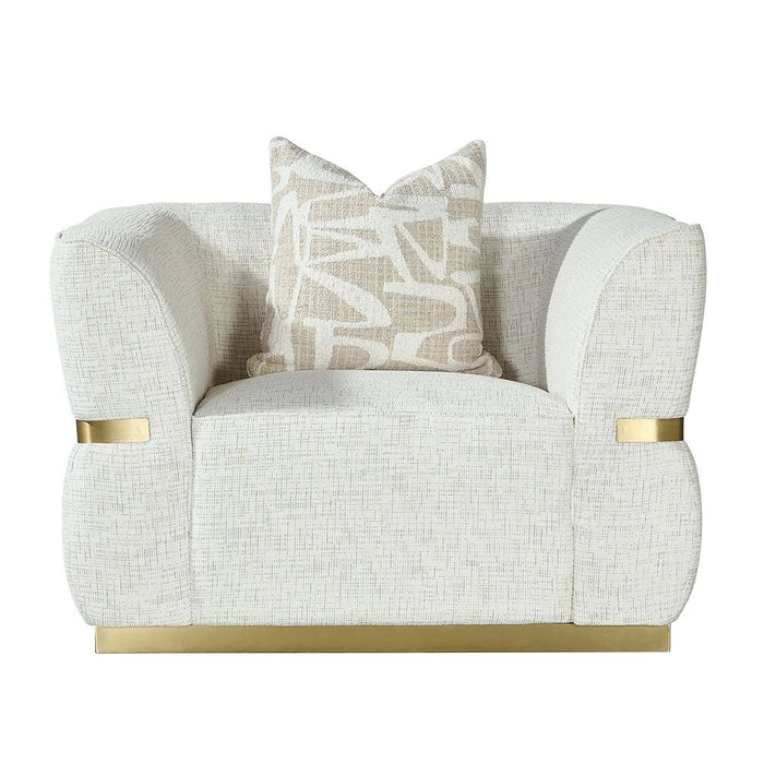 Oru 1-Seater Fabric Sofa - Light Grey - With 2-Year Warranty