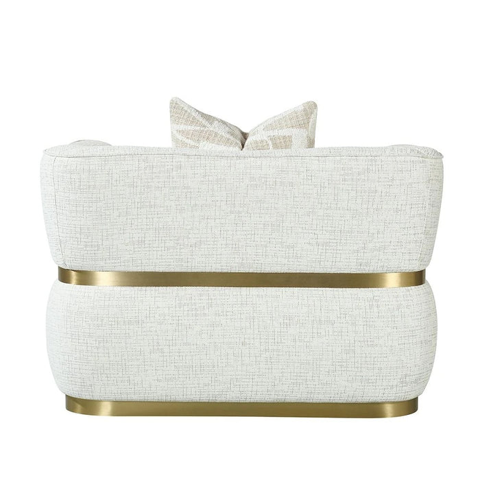 Oru 1-Seater Fabric Sofa - Light Grey - With 2-Year Warranty