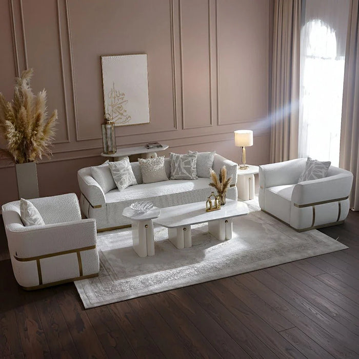 Oru 1-Seater Fabric Sofa - Light Grey - With 2-Year Warranty