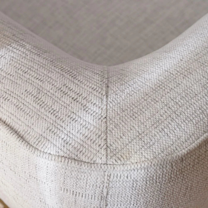 Oru 2 Seater Fabric Sofa-Light Grey
