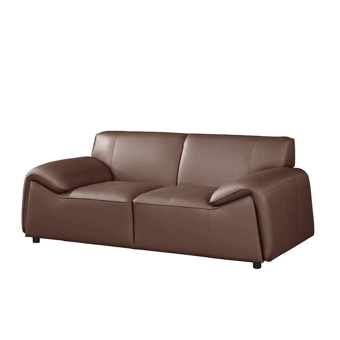 Tokishi 2-Seater Full Leather Sofa - Tan
