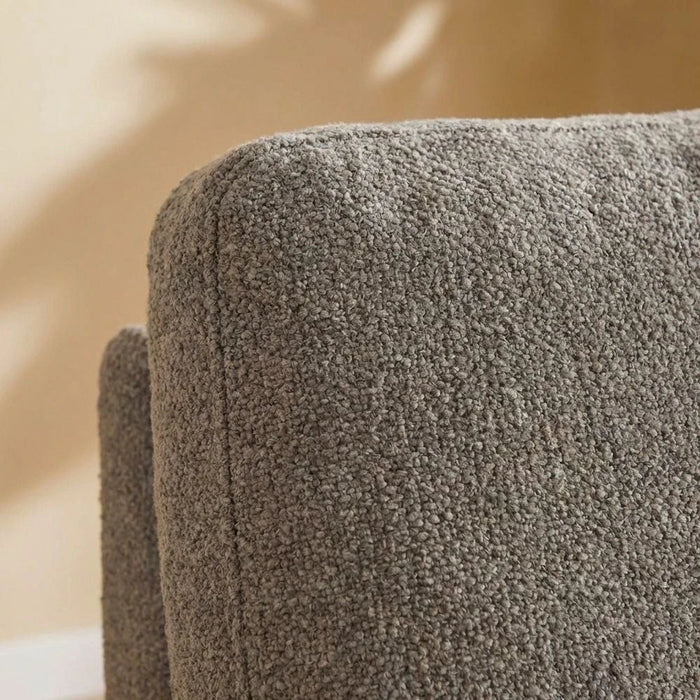 Neithan 1 Seater Armless Fabric Sofa-Taupe