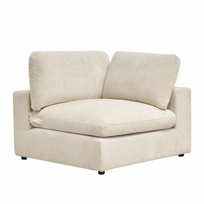 Neithan Corner Wedge Sofa - Beige - With 2-Year Warranty