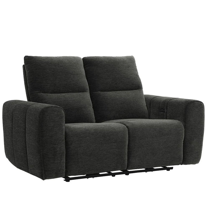 Quantum 2 Seater Fabric Power Motion Recliner- Grey