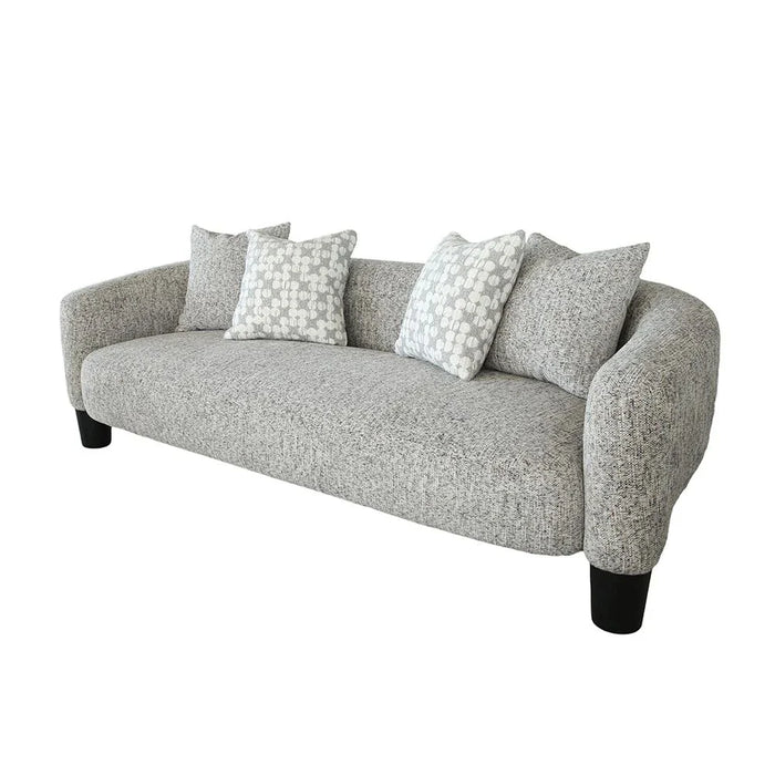 Retrova 3-Seater Fabric Sofa - Beige - With 2-Year Warranty