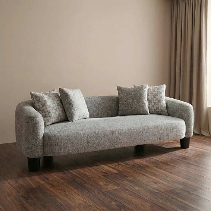 Retrova 3-Seater Fabric Sofa - Beige - With 2-Year Warranty
